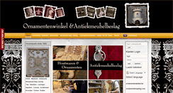Desktop Screenshot of ornamentenwinkel.nl